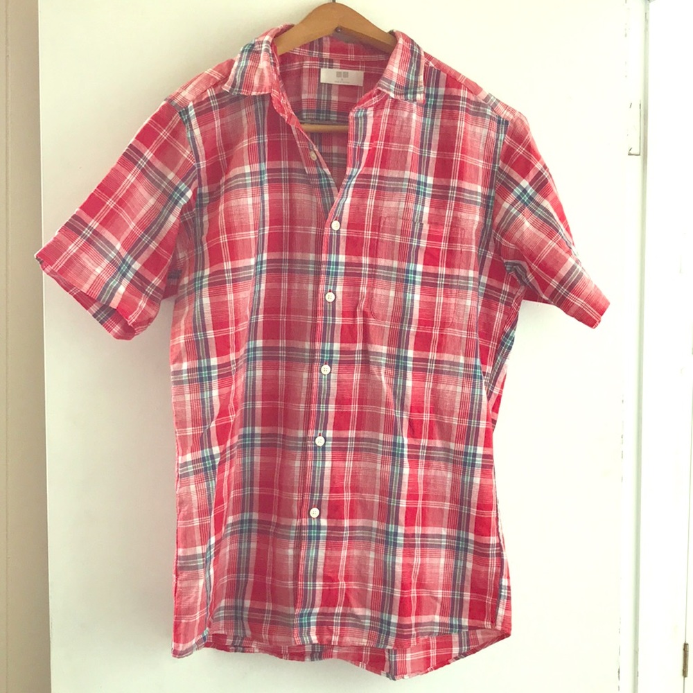 Uniqlo Men’s Plaid Shirt Size M